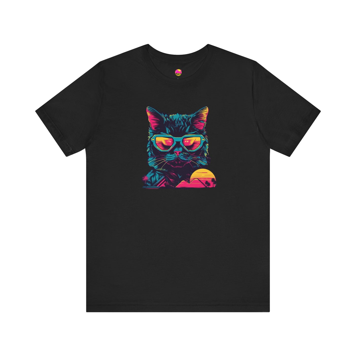 Feline Pharaoh: Shades of Cool in the Desert Sun T-Shirt