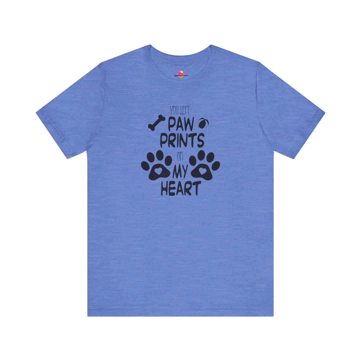 You Left Paw Prints On My Heart T-Shirt