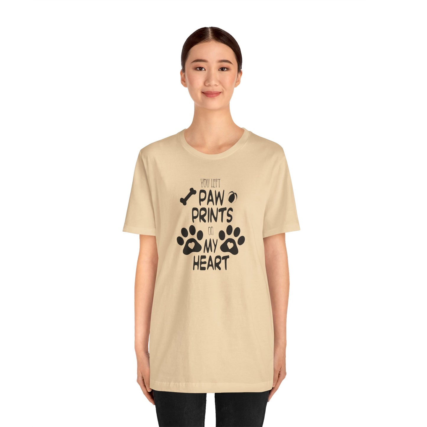 You Left Paw Prints On My Heart T-Shirt
