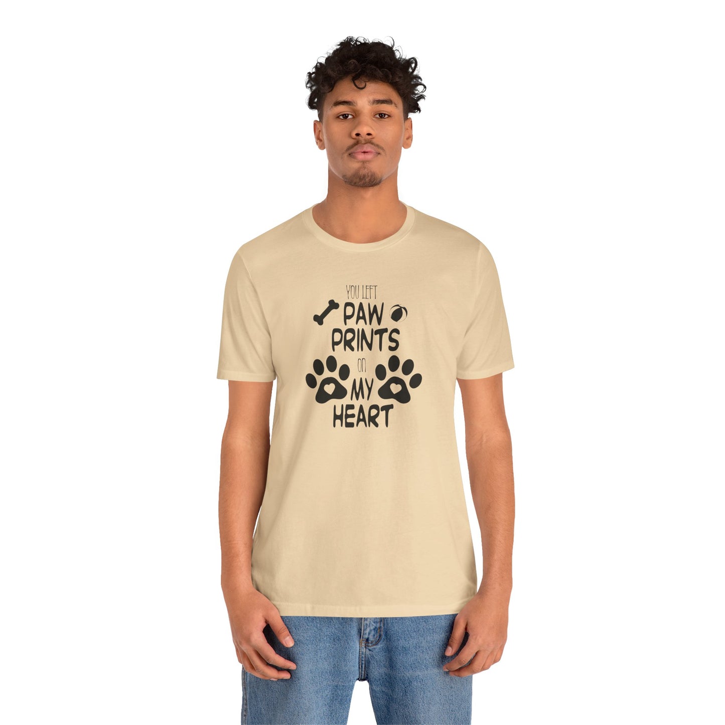 You Left Paw Prints On My Heart T-Shirt
