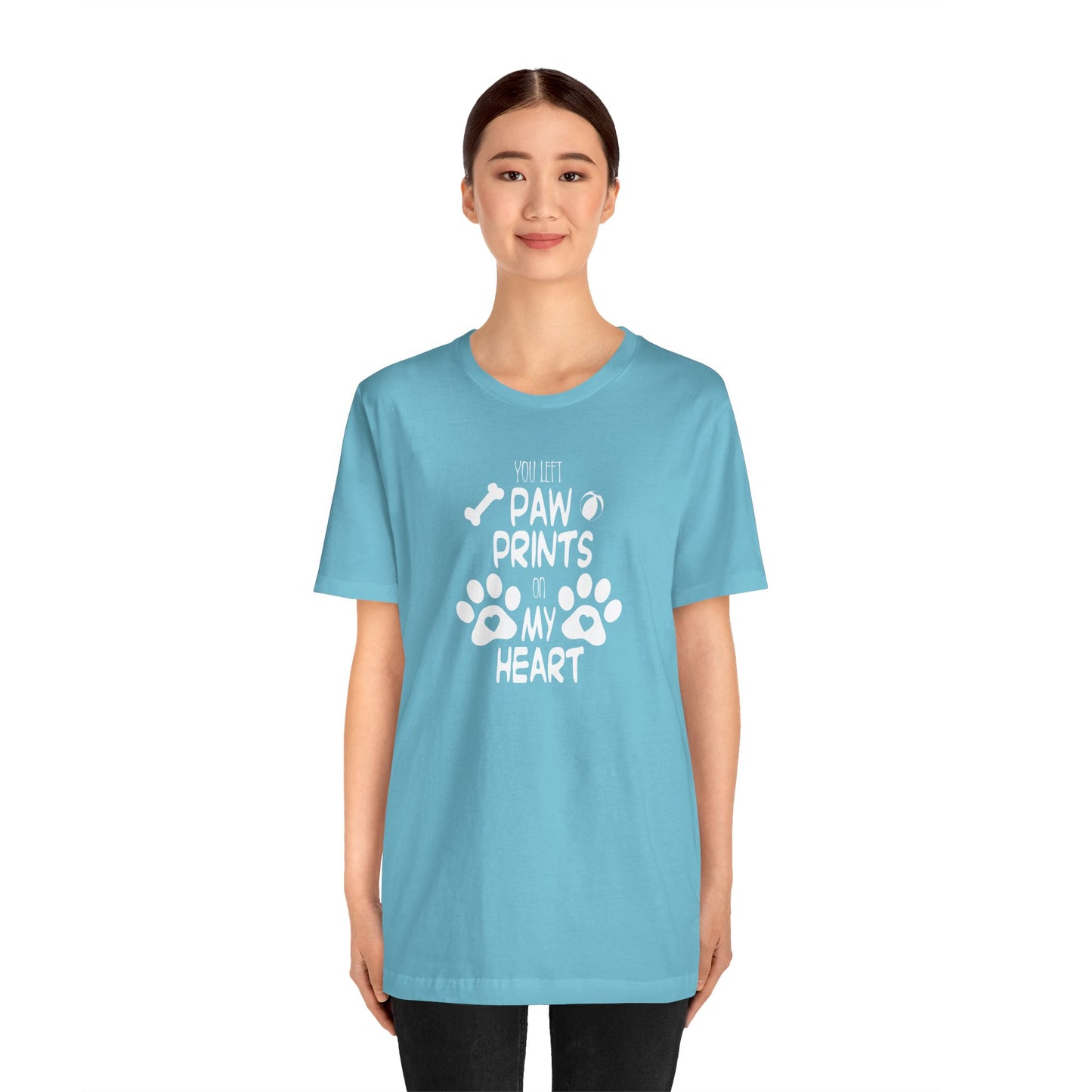 You Left Paw Prints On My Heart T-Shirt