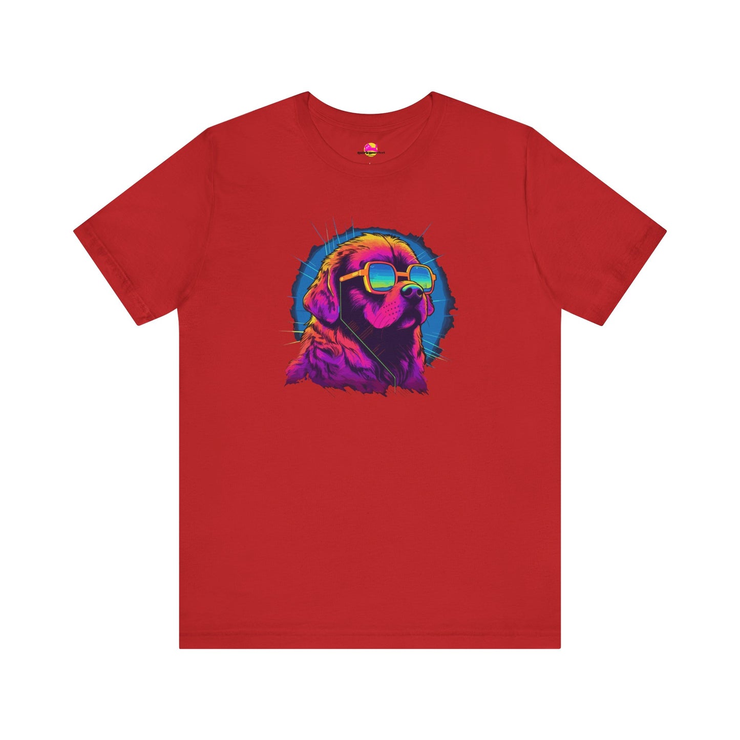 Stellar Rescuer: St. Bernard in Cosmic Frames T-Shirt