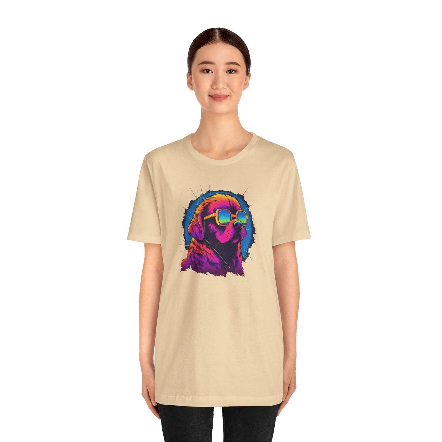 Stellar Rescuer: St. Bernard in Cosmic Frames T-Shirt