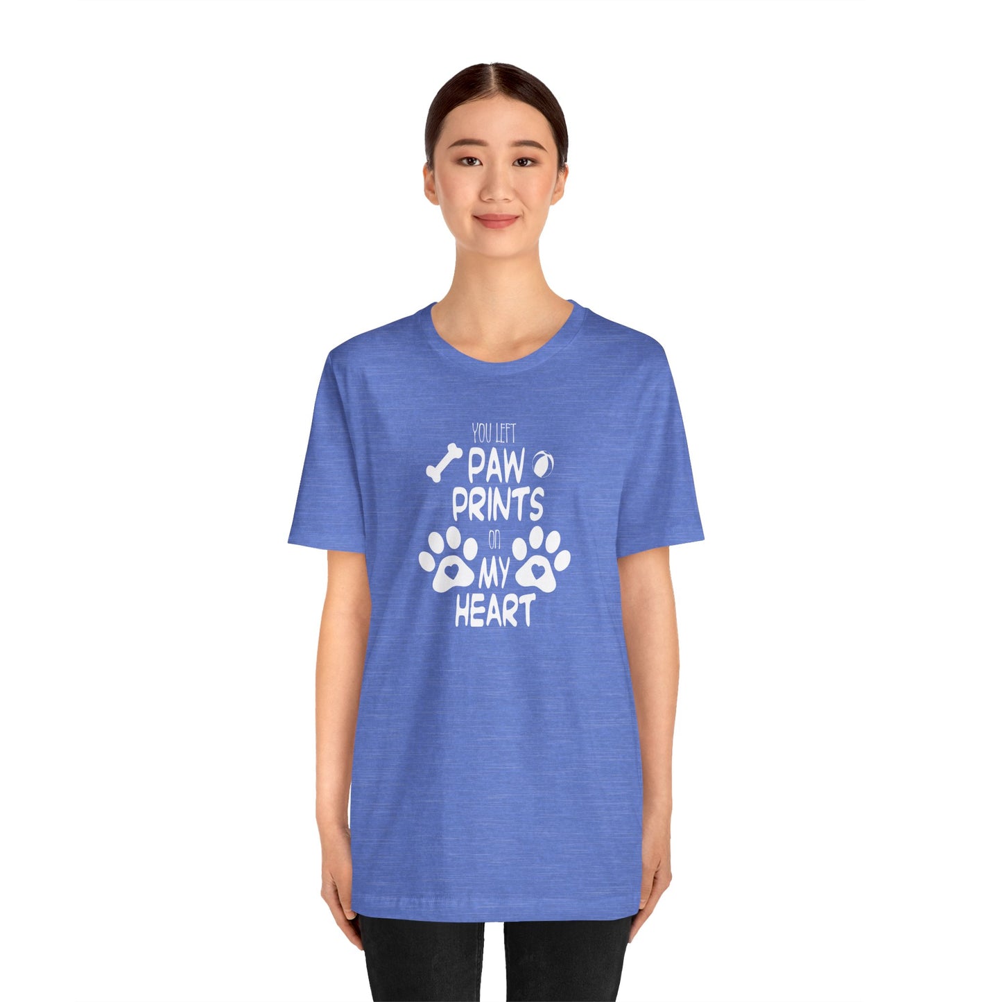 You Left Paw Prints On My Heart T-Shirt