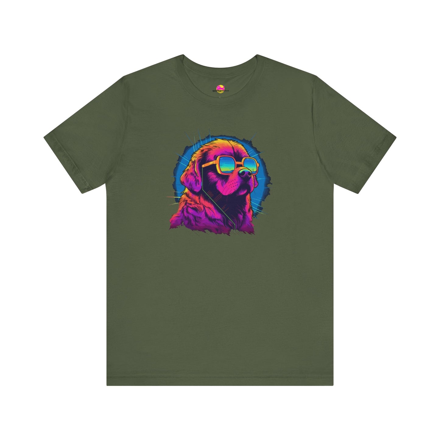 Stellar Rescuer: St. Bernard in Cosmic Frames T-Shirt