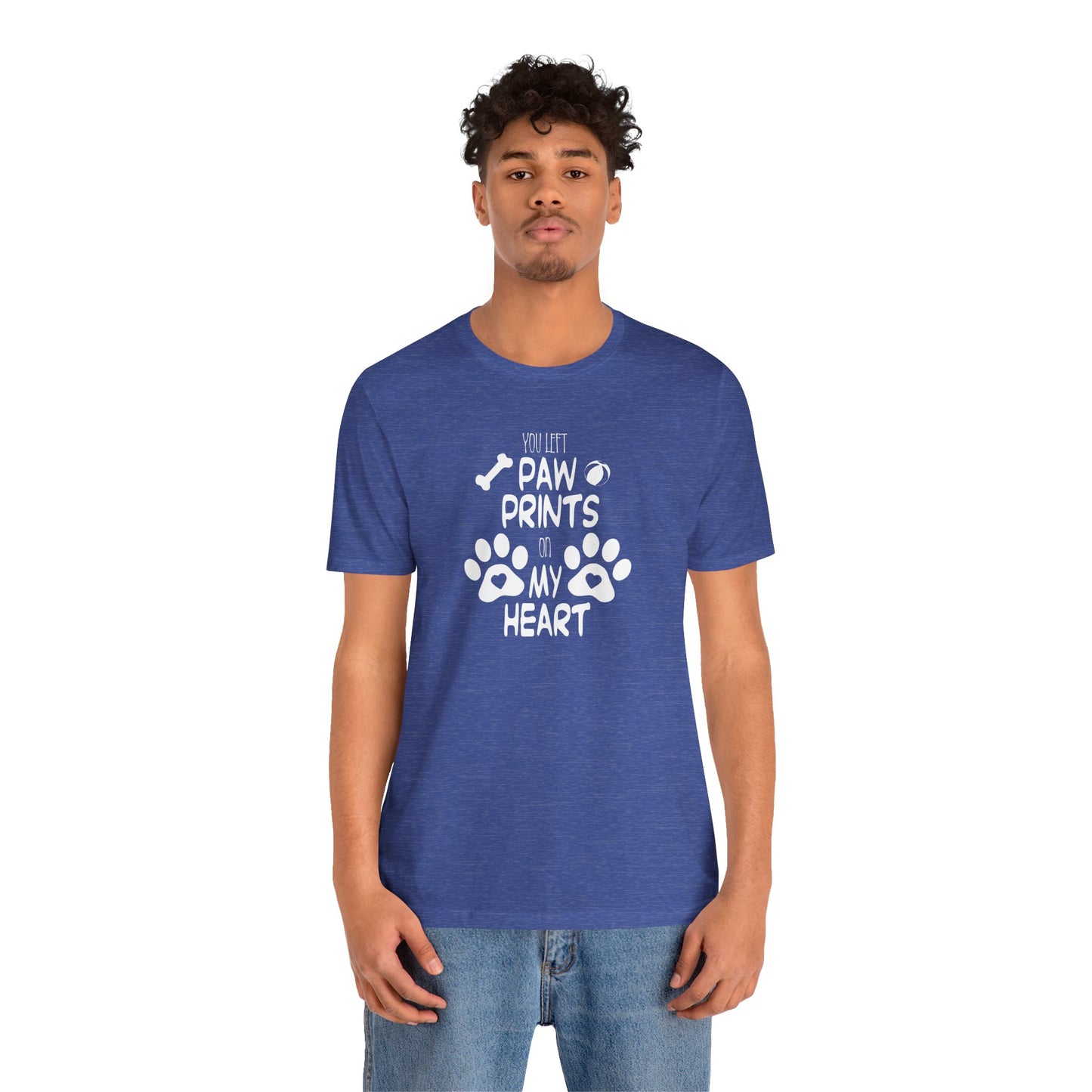You Left Paw Prints On My Heart T-Shirt
