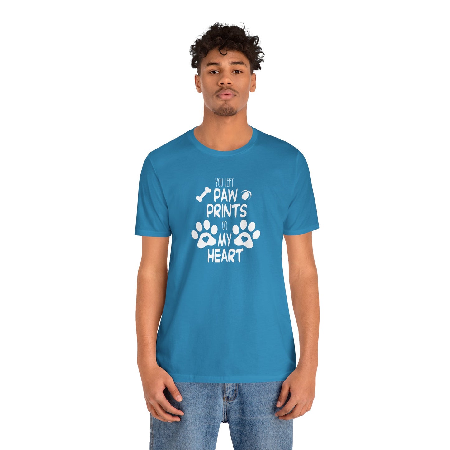 You Left Paw Prints On My Heart T-Shirt