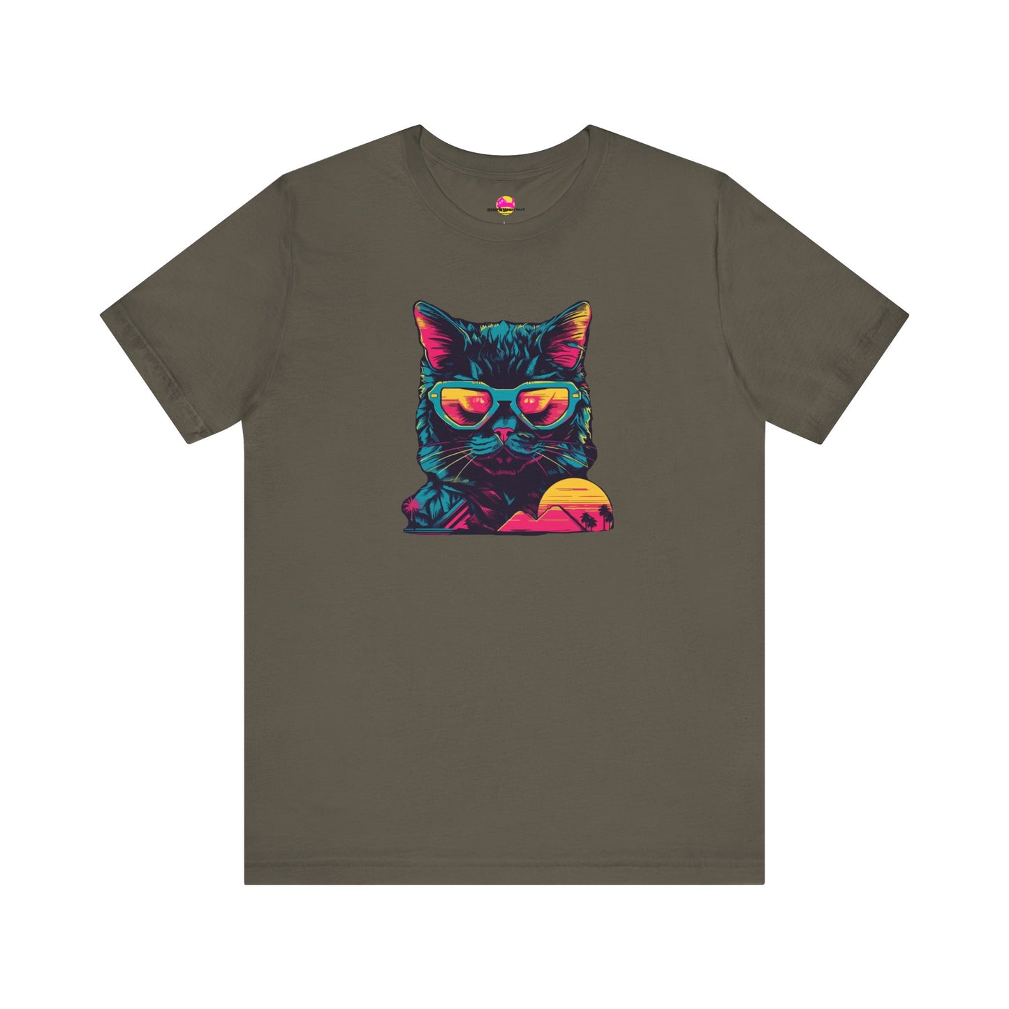 Feline Pharaoh: Shades of Cool in the Desert Sun T-Shirt