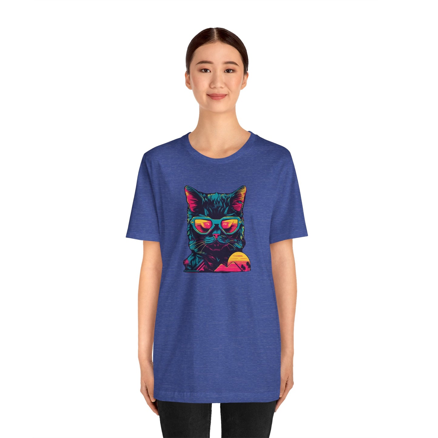 Feline Pharaoh: Shades of Cool in the Desert Sun T-Shirt