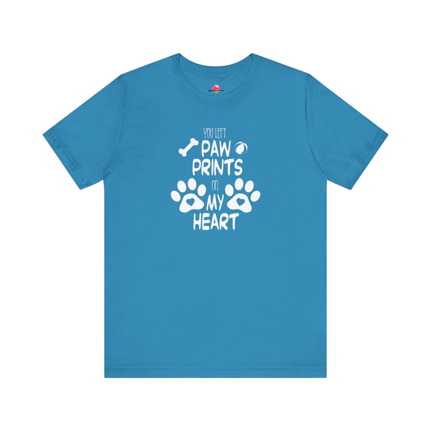 You Left Paw Prints On My Heart T-Shirt