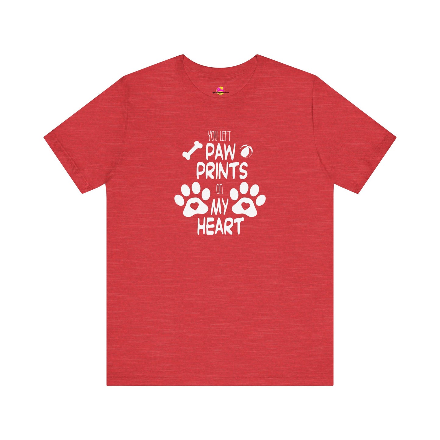 You Left Paw Prints On My Heart T-Shirt