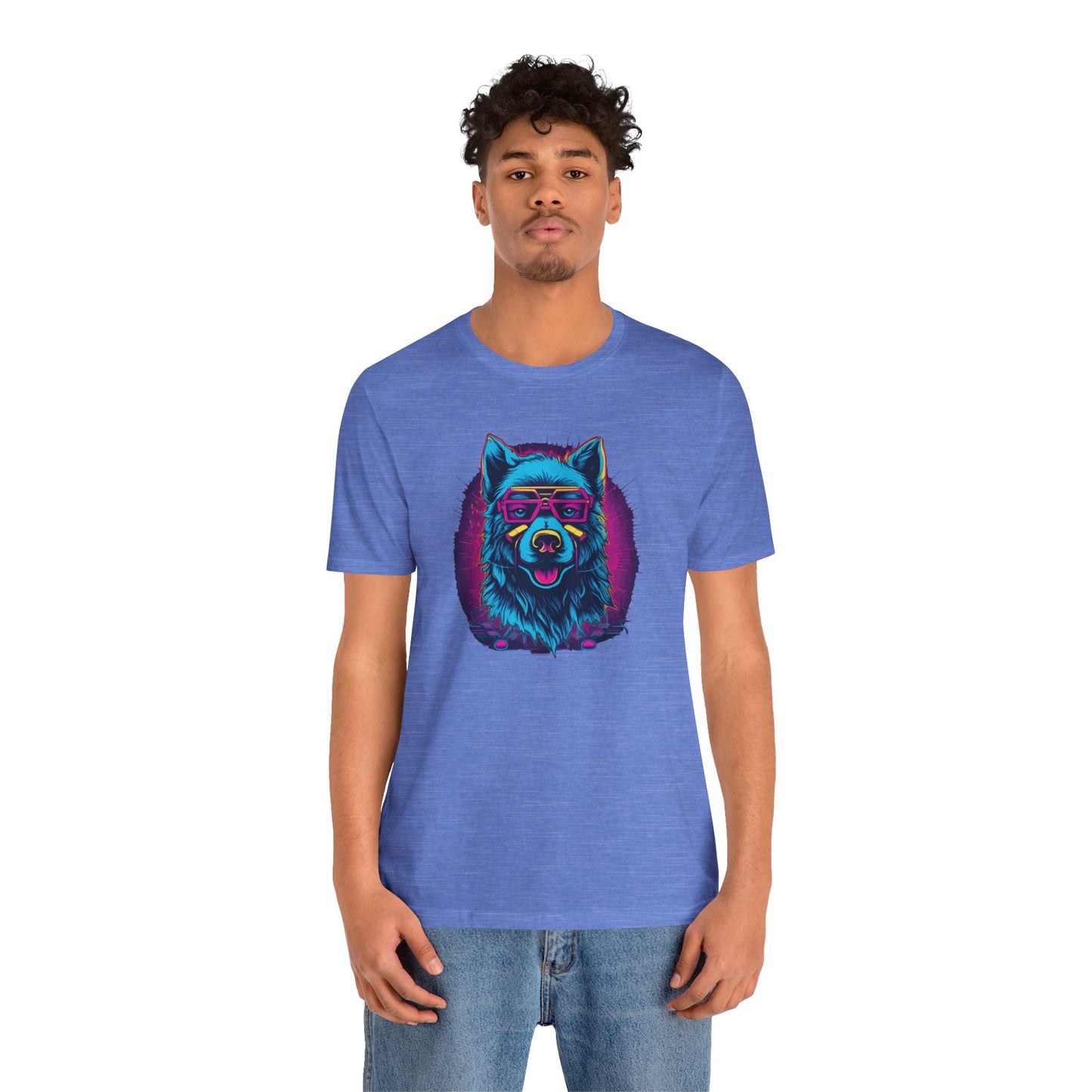 Wisdom in the Cosmos: Celestial Vision of the Cosmic Wolf T-Shirt