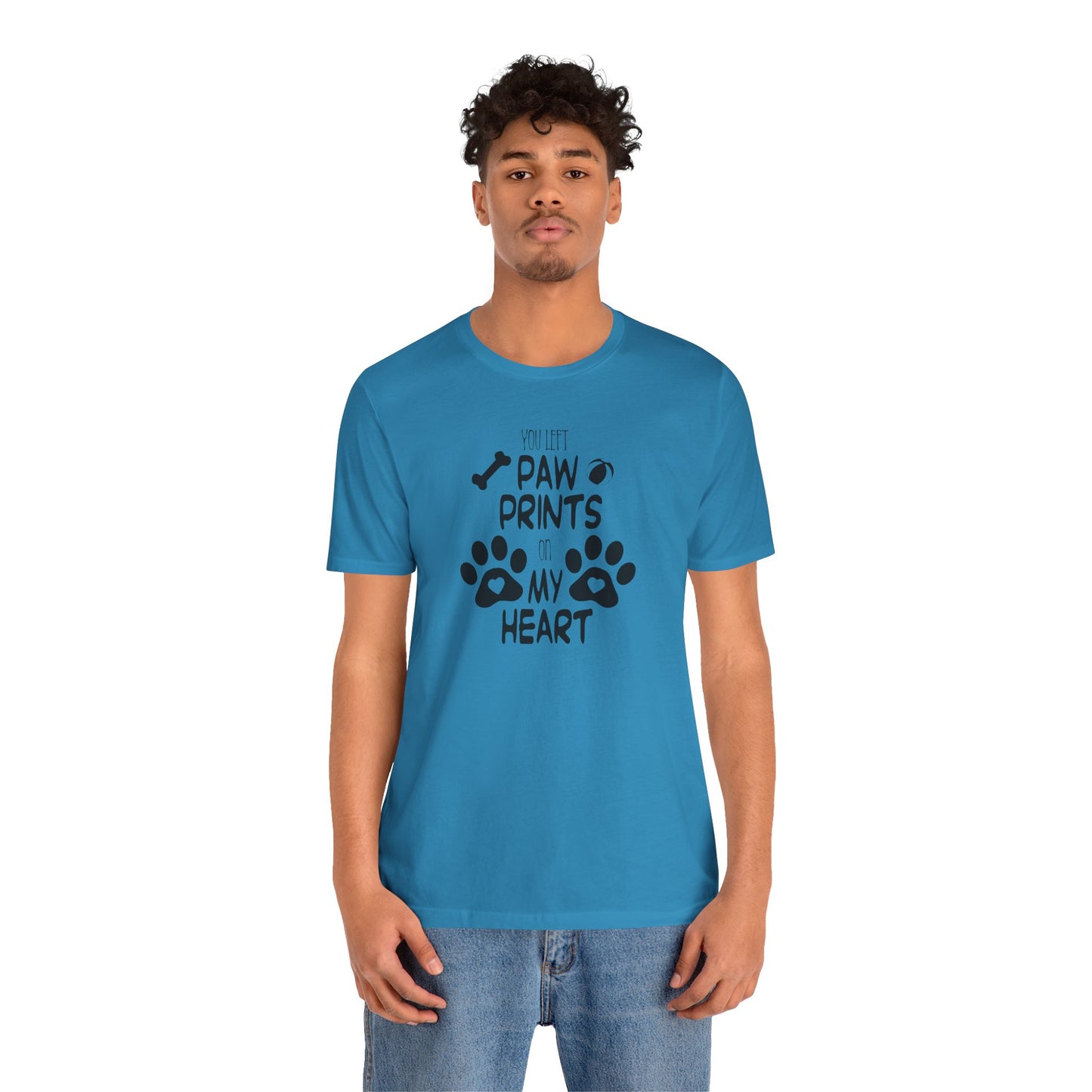You Left Paw Prints On My Heart T-Shirt