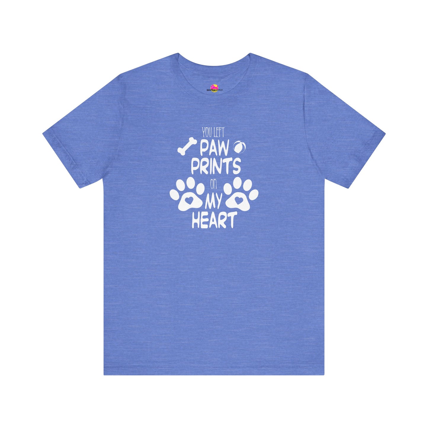You Left Paw Prints On My Heart T-Shirt