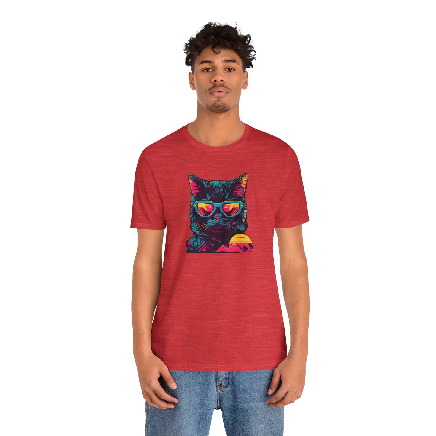 Feline Pharaoh: Shades of Cool in the Desert Sun T-Shirt