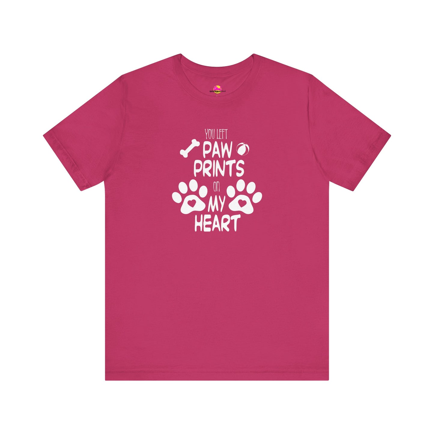 You Left Paw Prints On My Heart T-Shirt