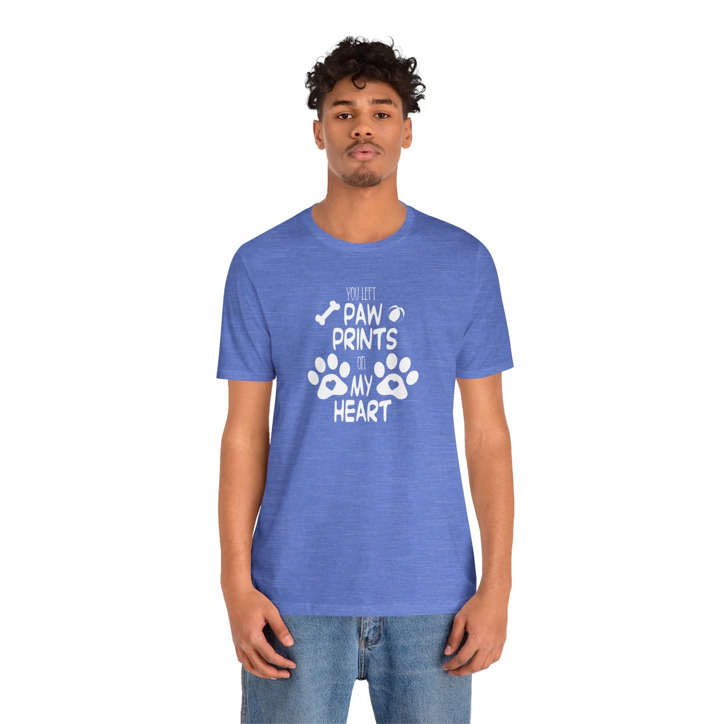 You Left Paw Prints On My Heart T-Shirt