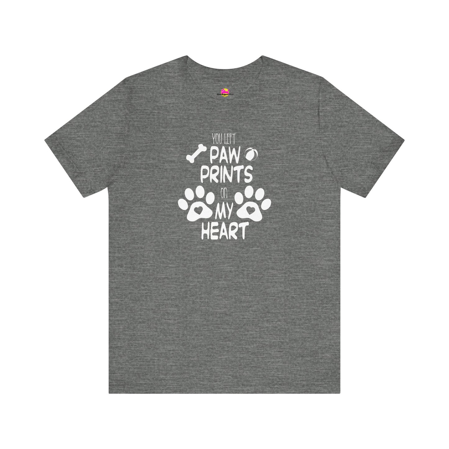 You Left Paw Prints On My Heart T-Shirt