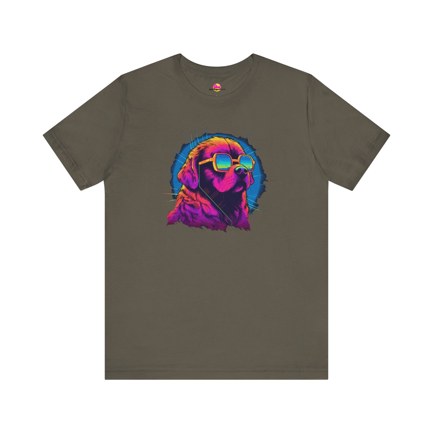 Stellar Rescuer: St. Bernard in Cosmic Frames T-Shirt