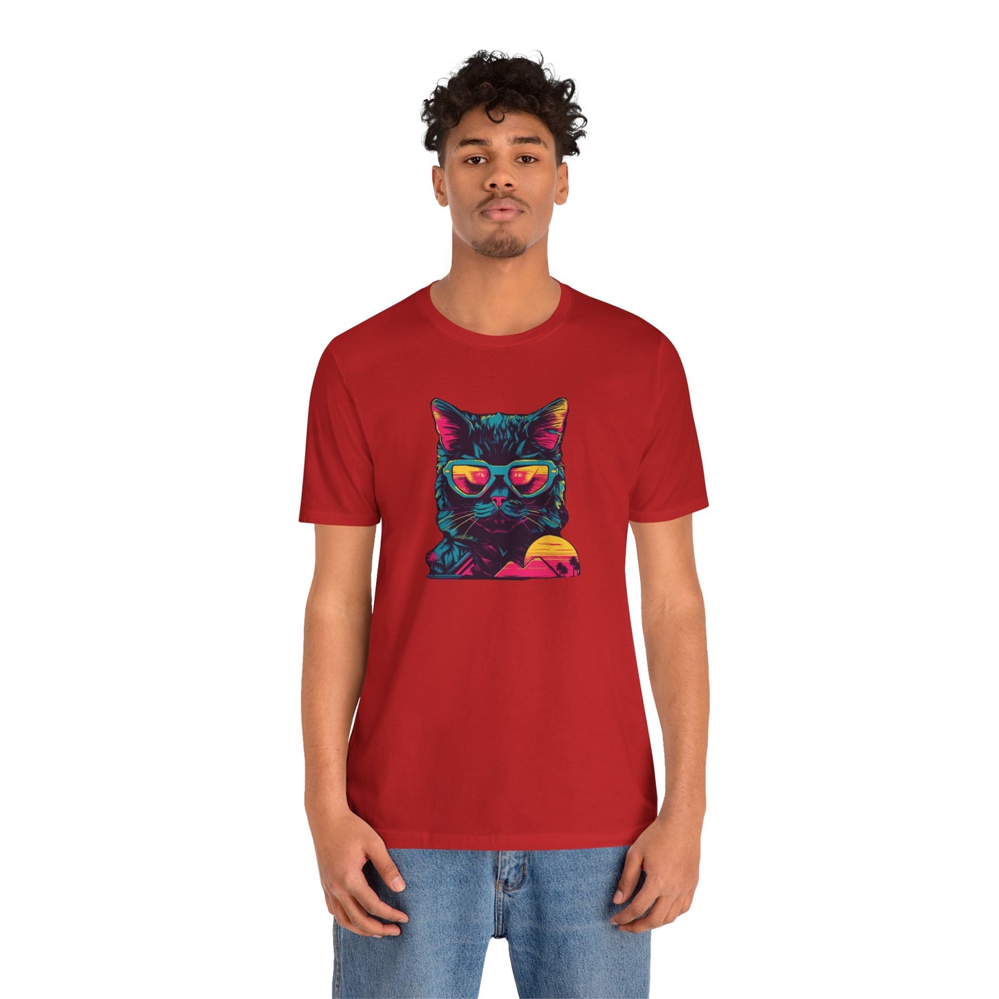 Feline Pharaoh: Shades of Cool in the Desert Sun T-Shirt