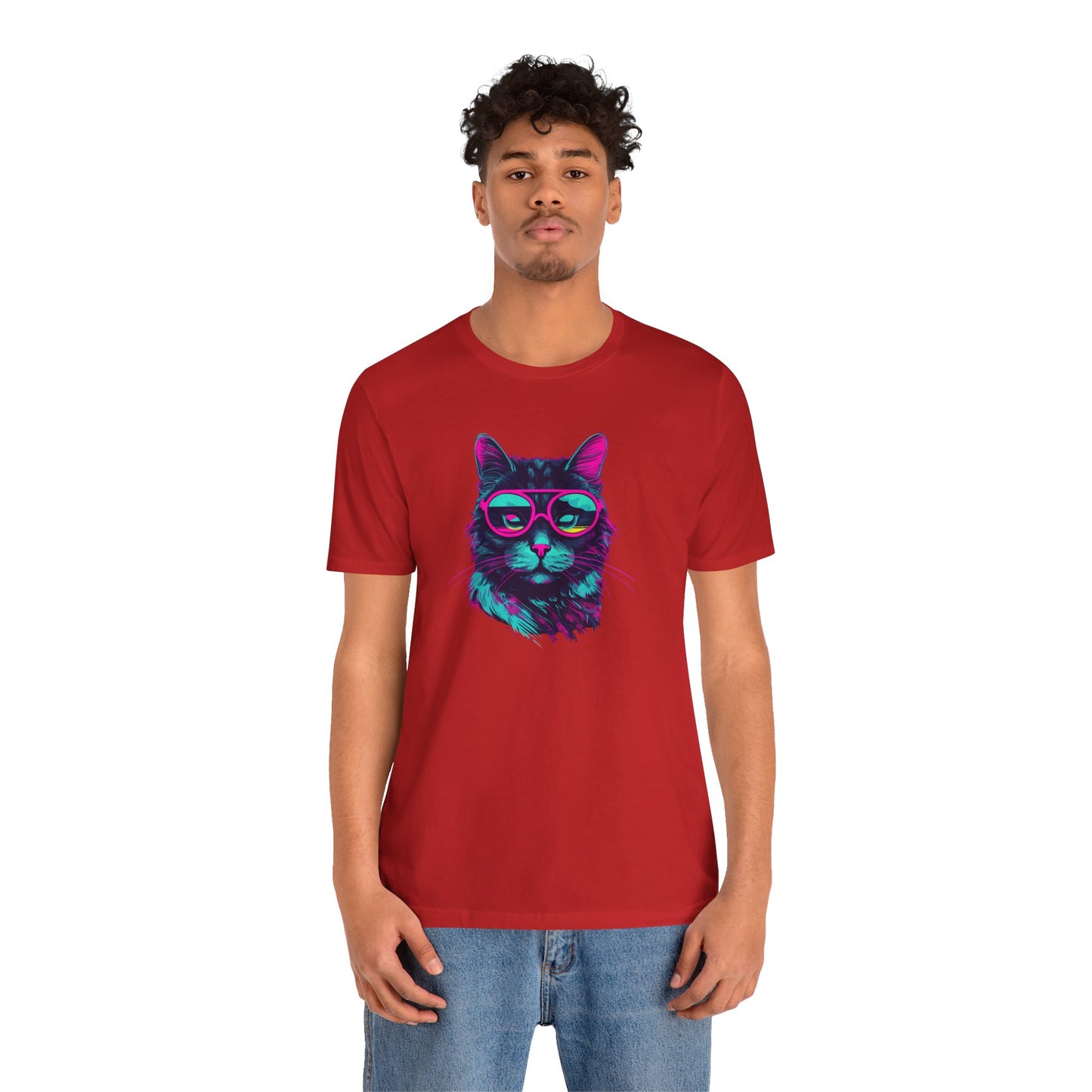 Cool Cat Vision: Stylish Shades for Feline Finesse T-Shirt