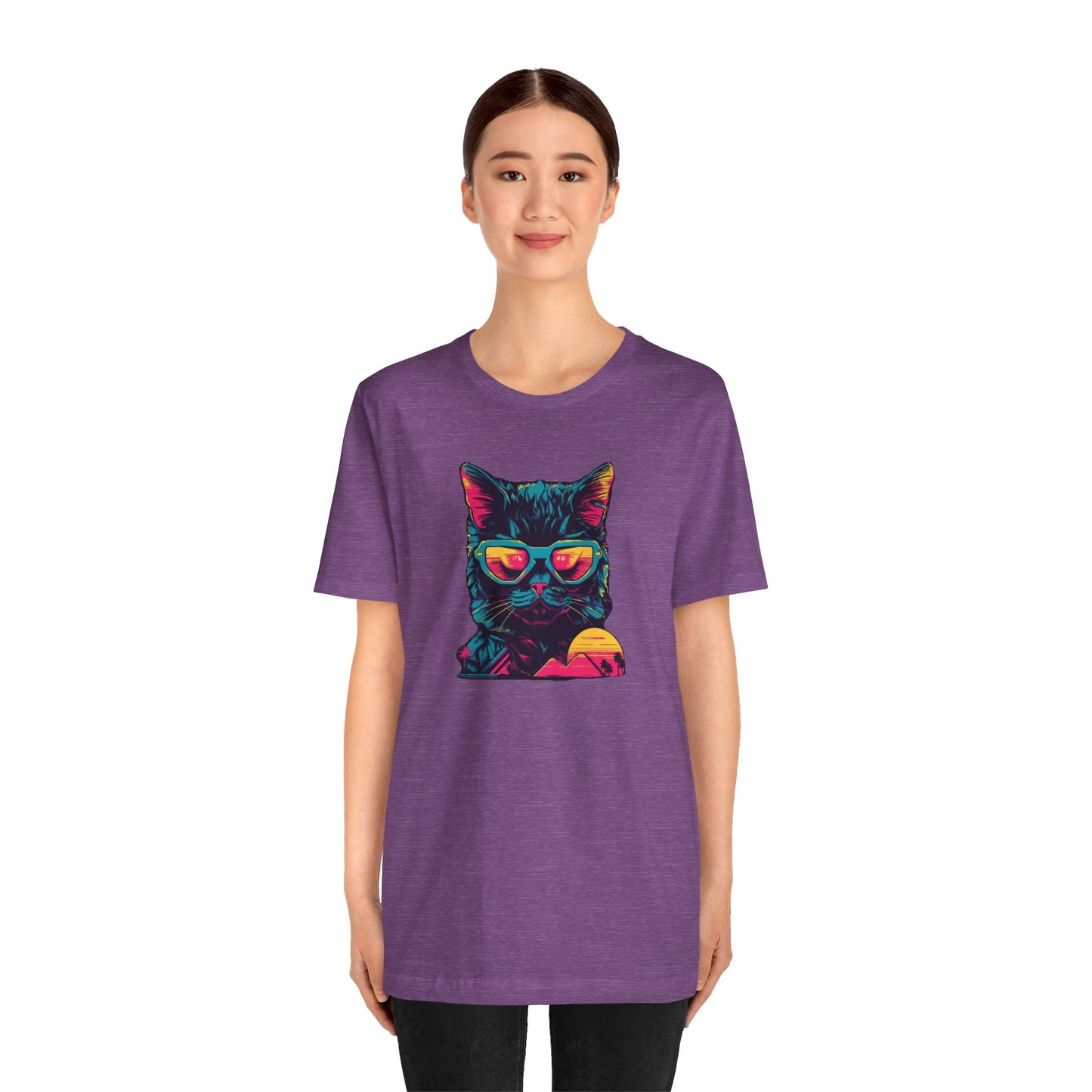 Feline Pharaoh: Shades of Cool in the Desert Sun T-Shirt