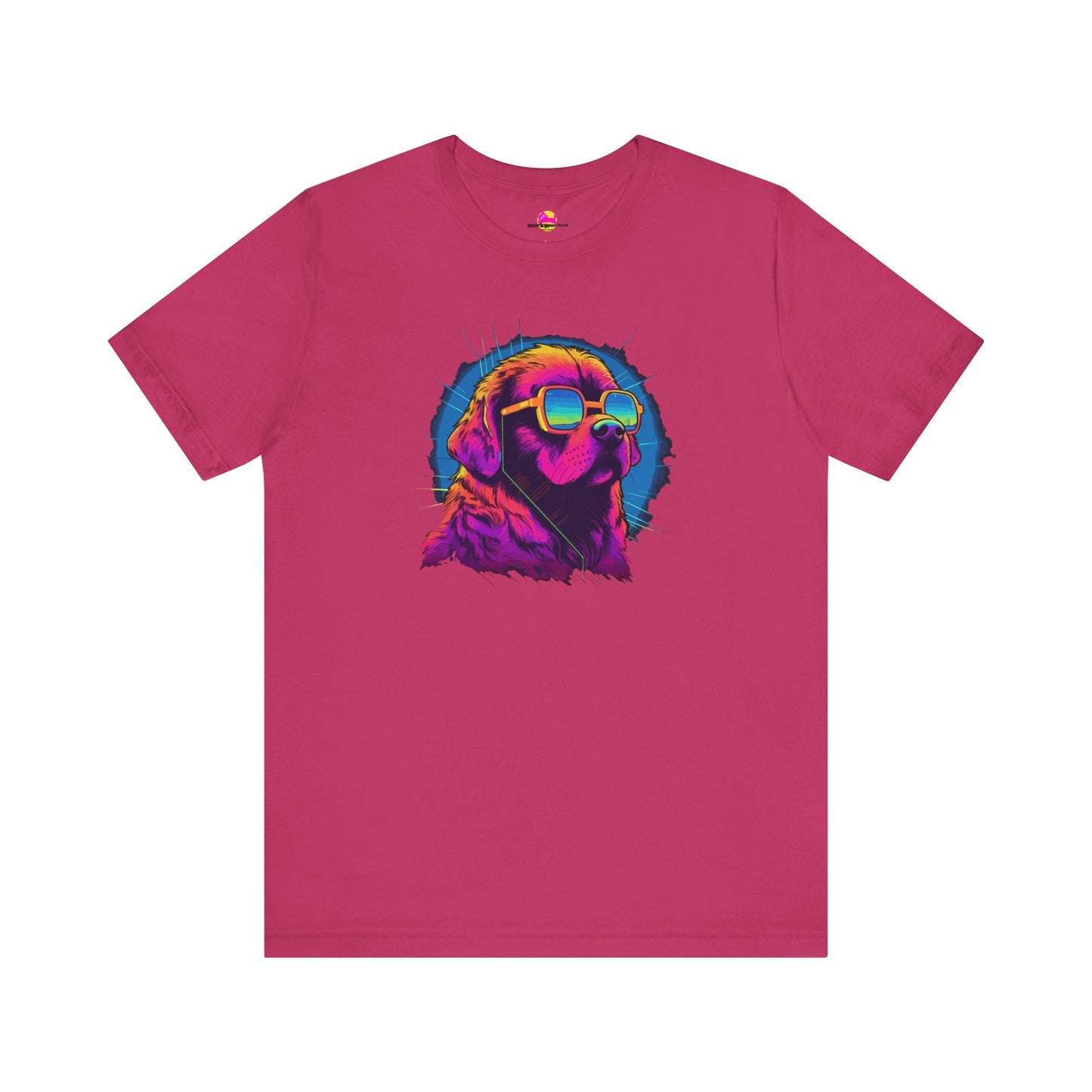 Stellar Rescuer: St. Bernard in Cosmic Frames T-Shirt
