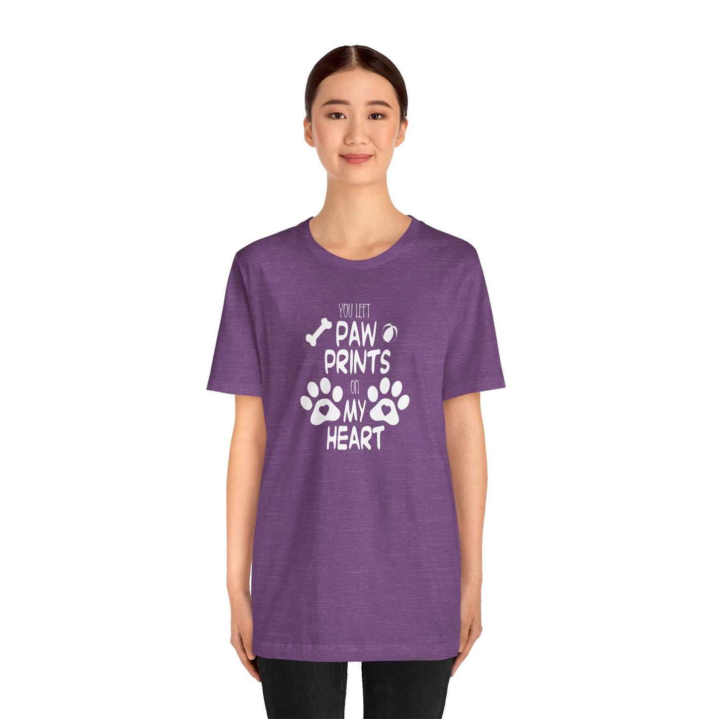 You Left Paw Prints On My Heart T-Shirt