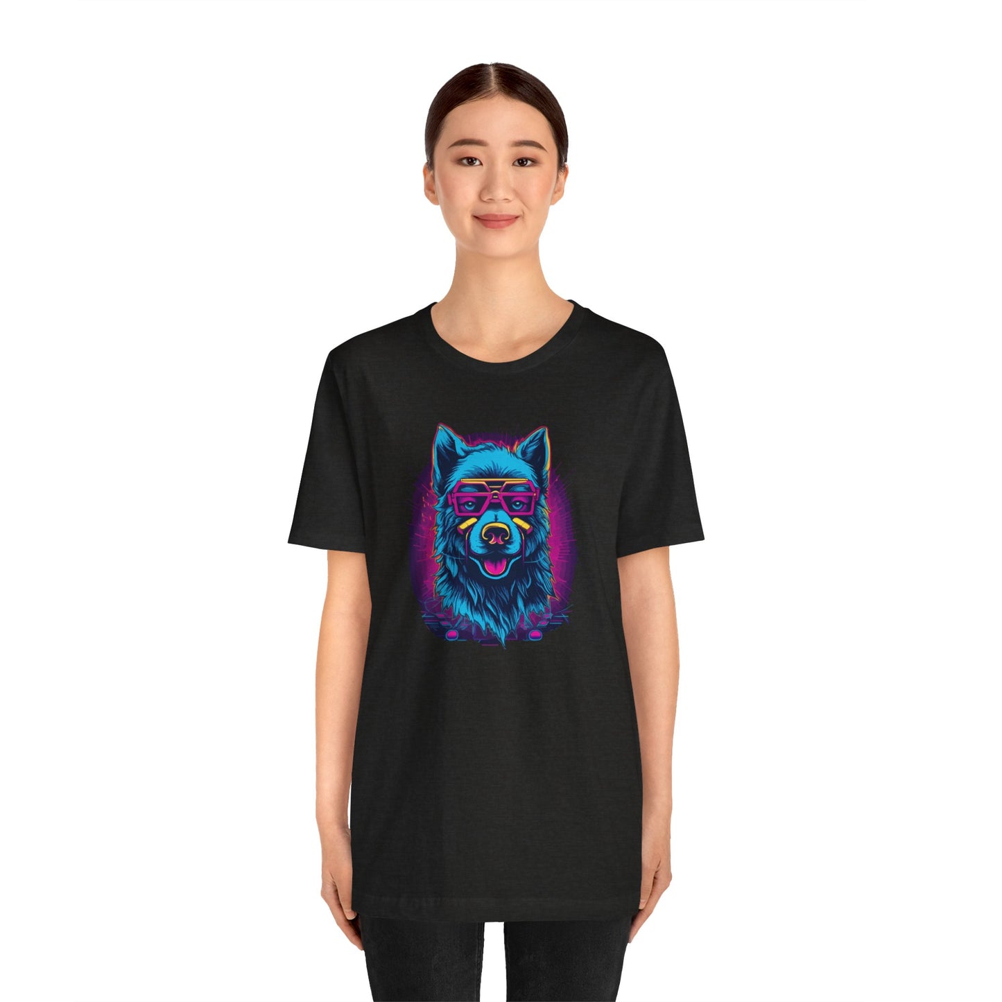 Wisdom in the Cosmos: Celestial Vision of the Cosmic Wolf T-Shirt