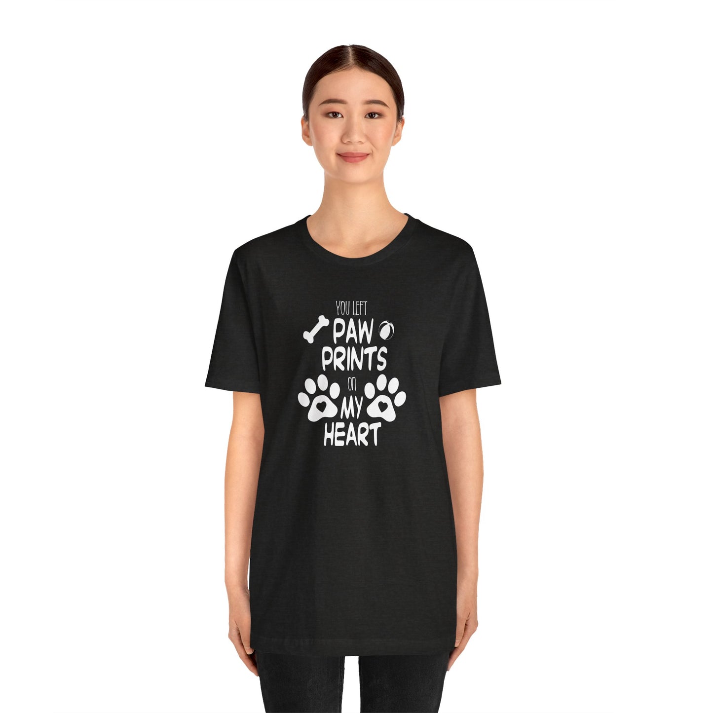 You Left Paw Prints On My Heart T-Shirt