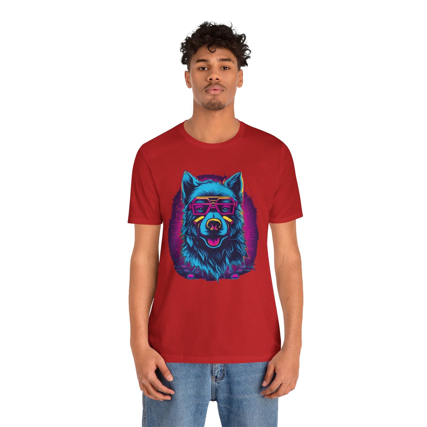 Wisdom in the Cosmos: Celestial Vision of the Cosmic Wolf T-Shirt