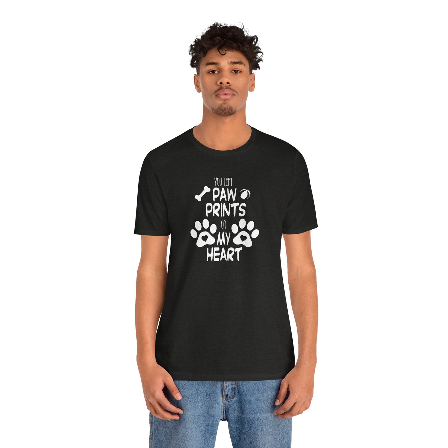 You Left Paw Prints On My Heart T-Shirt