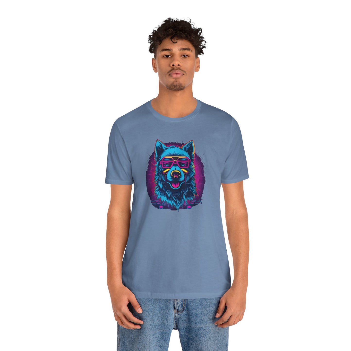 Wisdom in the Cosmos: Celestial Vision of the Cosmic Wolf T-Shirt