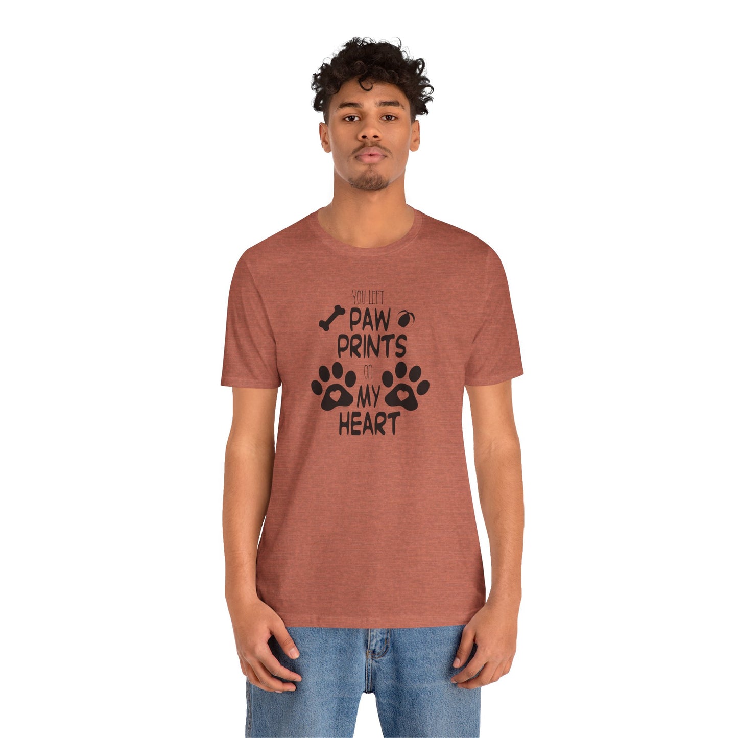 You Left Paw Prints On My Heart T-Shirt