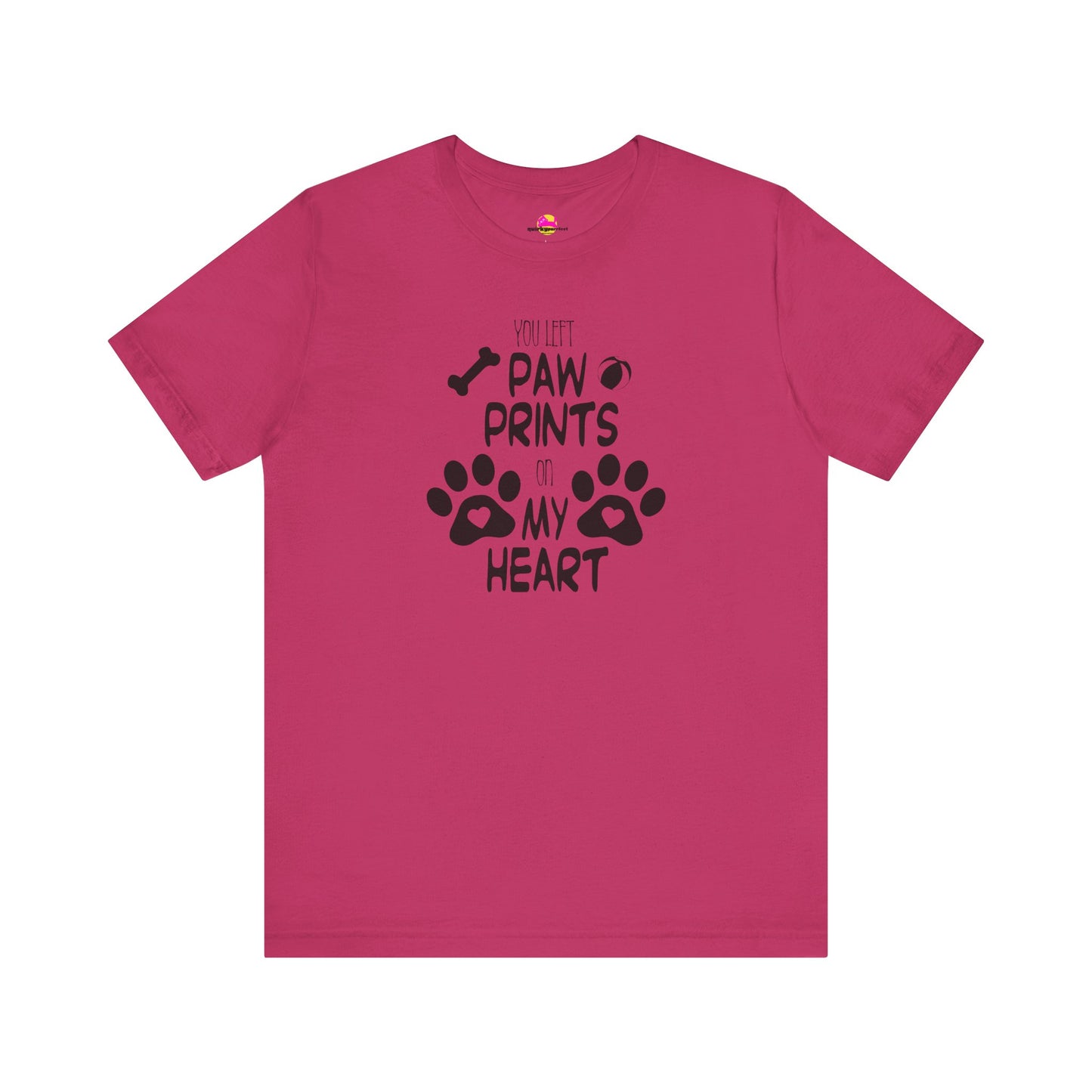 You Left Paw Prints On My Heart T-Shirt