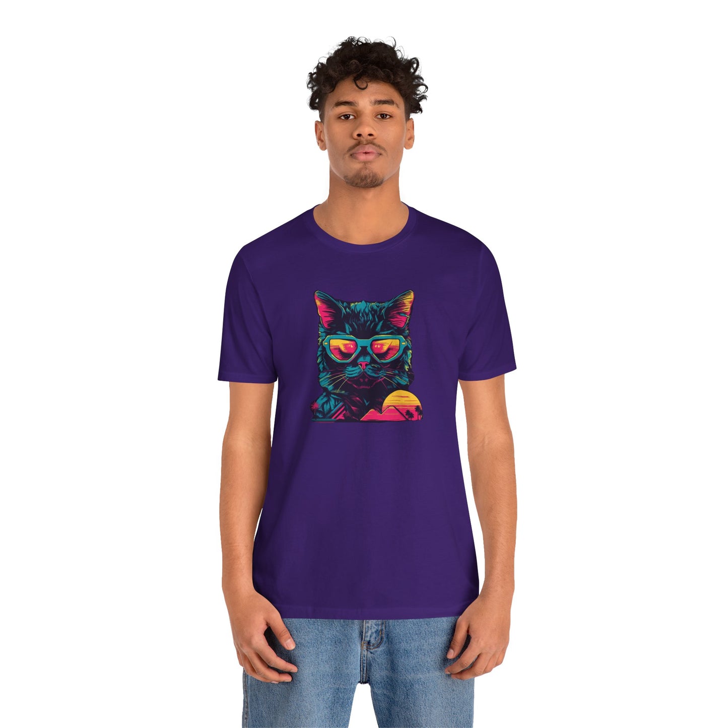 Feline Pharaoh: Shades of Cool in the Desert Sun T-Shirt