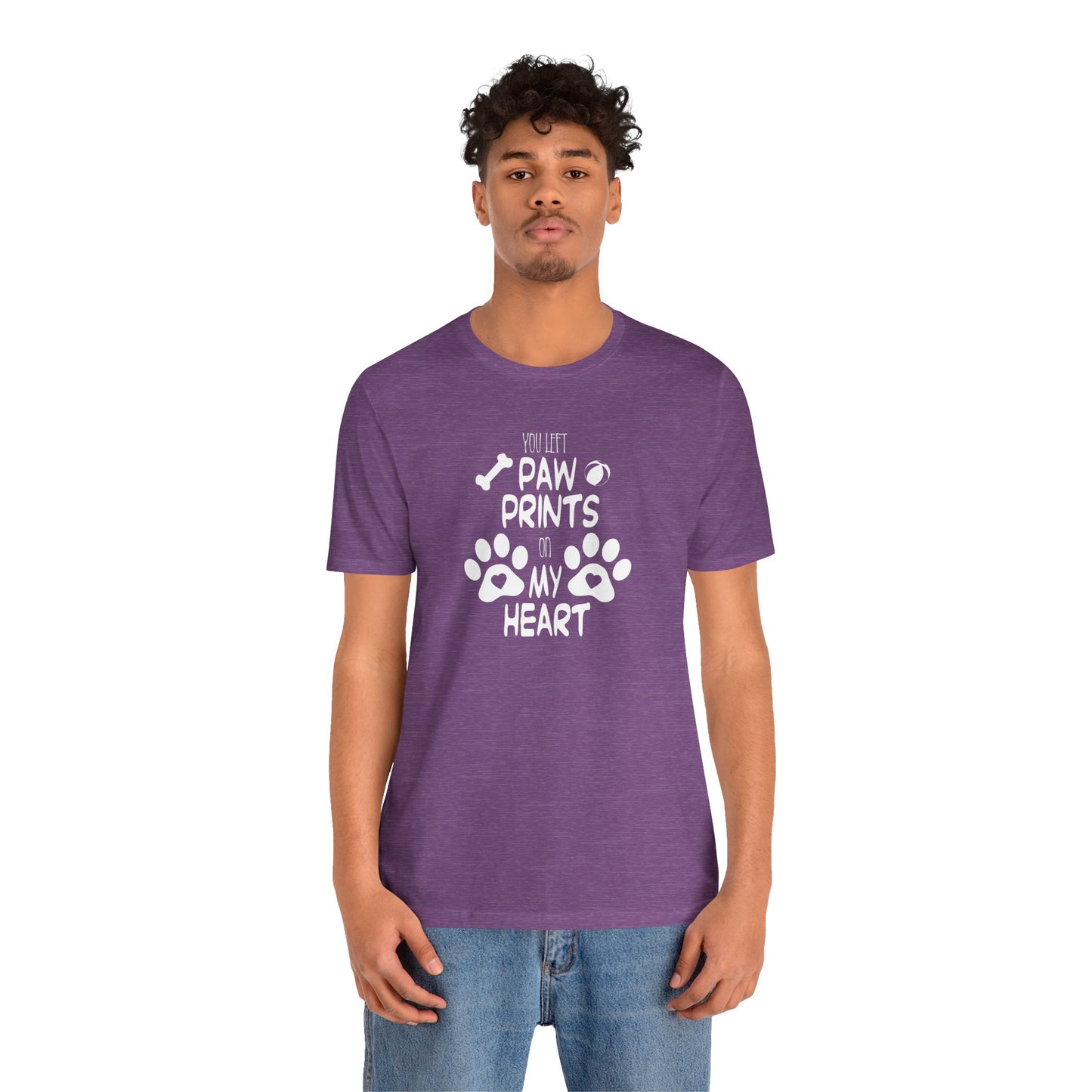 You Left Paw Prints On My Heart T-Shirt