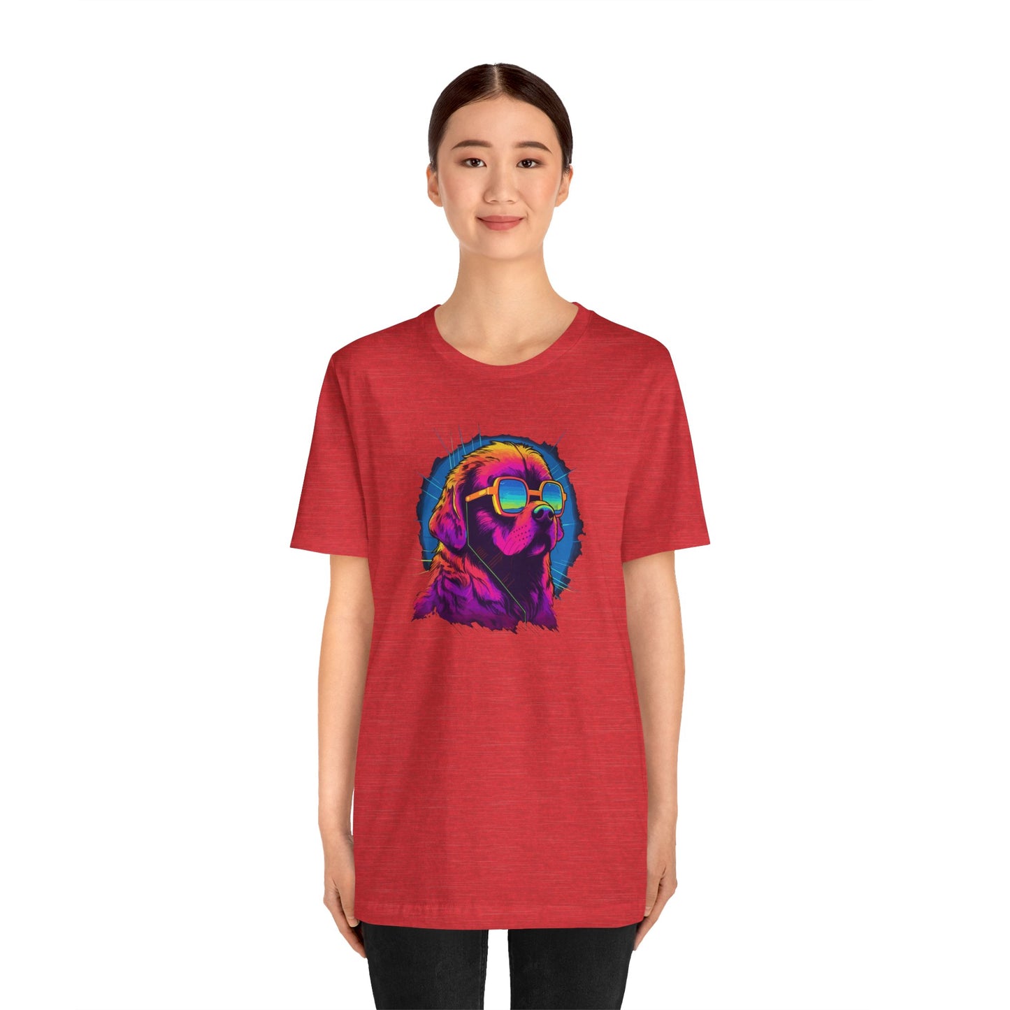 Stellar Rescuer: St. Bernard in Cosmic Frames T-Shirt