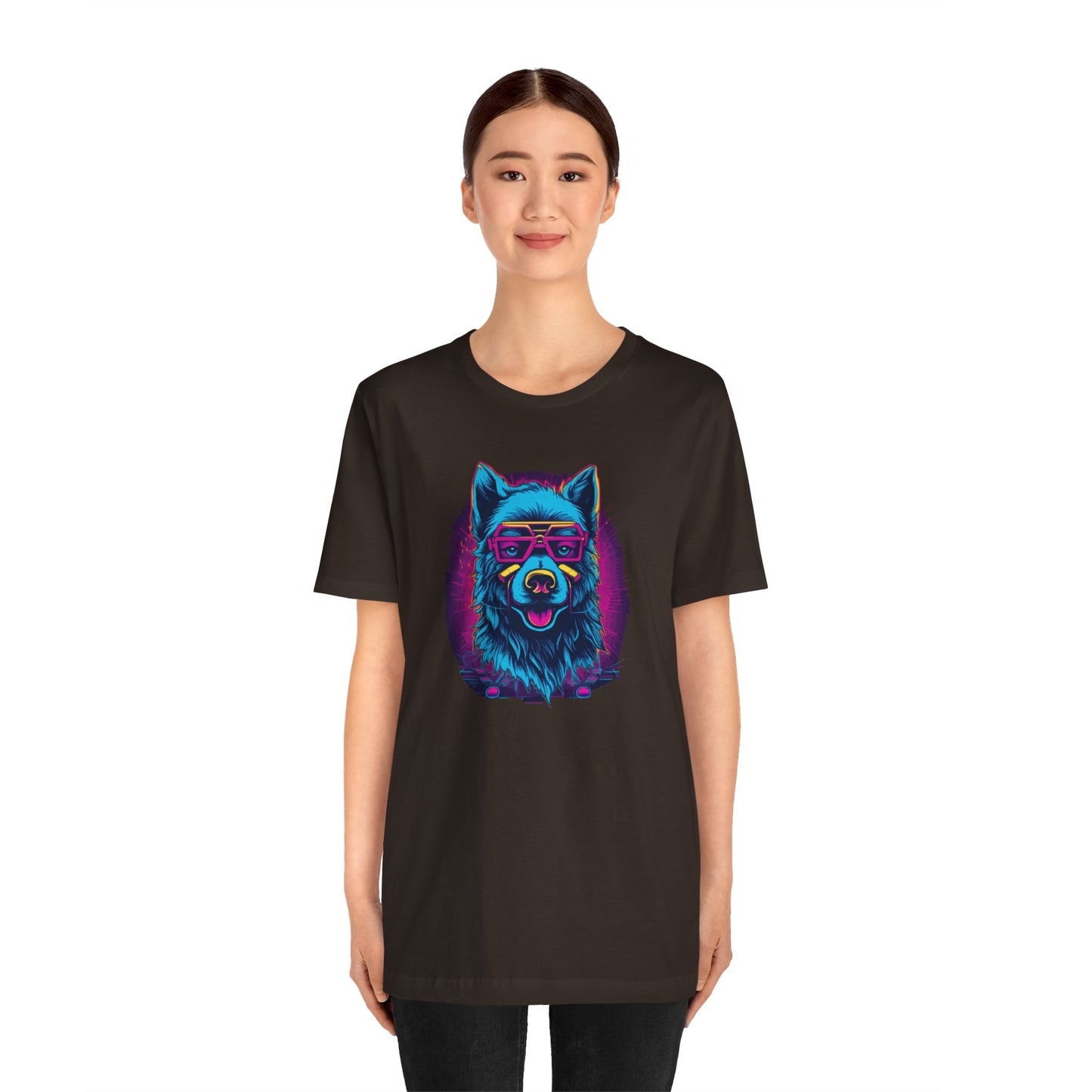 Wisdom in the Cosmos: Celestial Vision of the Cosmic Wolf T-Shirt