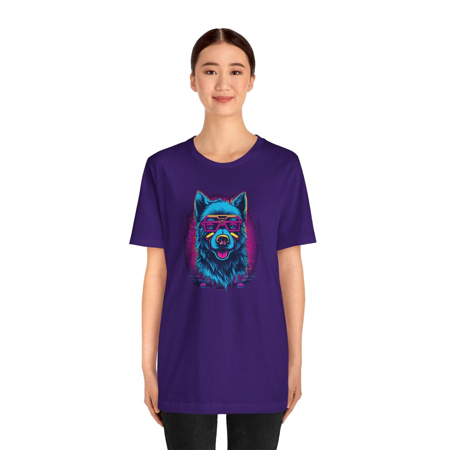 Wisdom in the Cosmos: Celestial Vision of the Cosmic Wolf T-Shirt