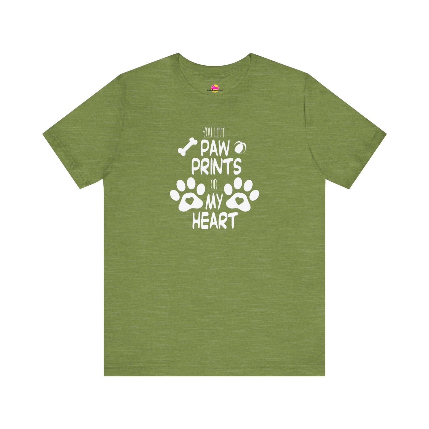 You Left Paw Prints On My Heart T-Shirt