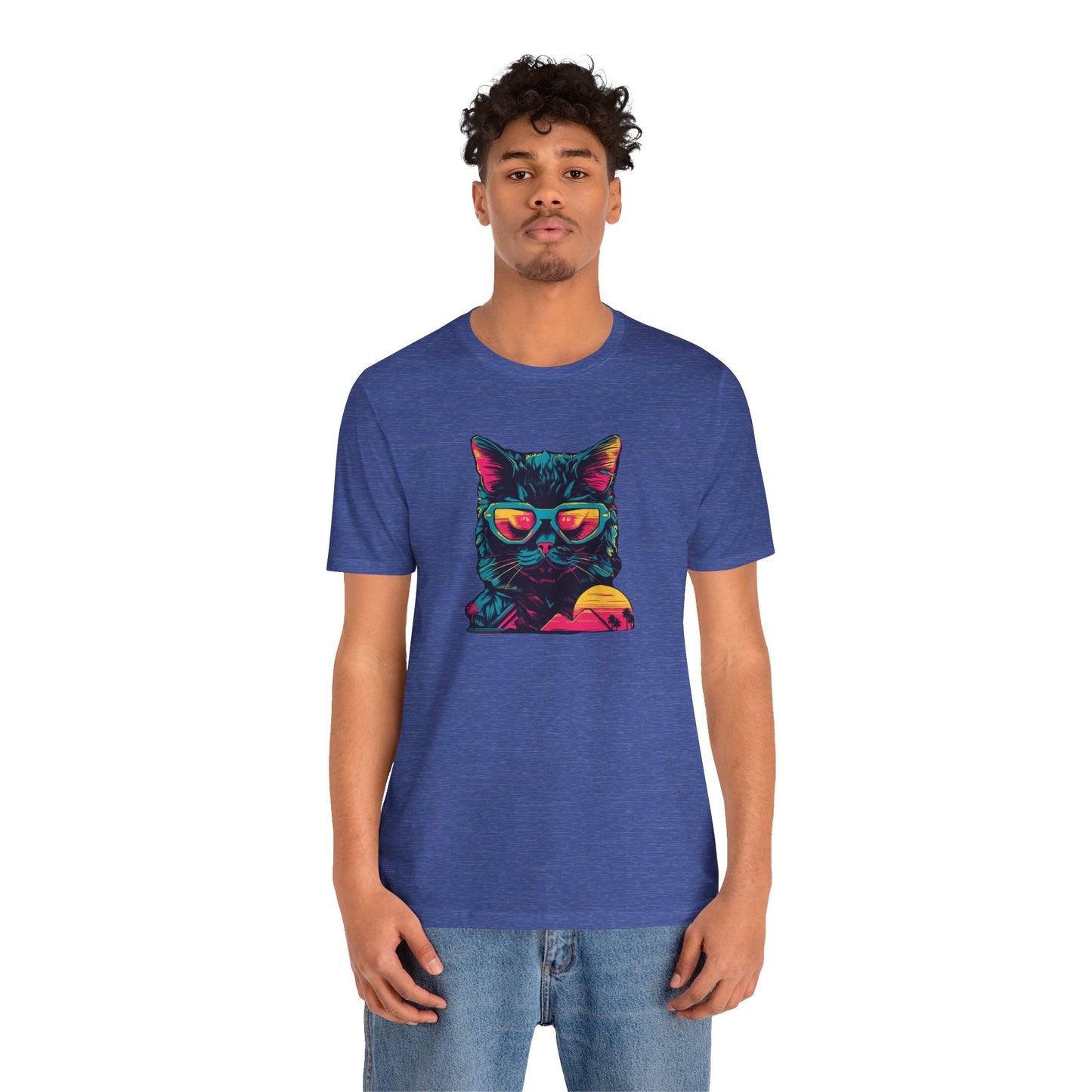 Feline Pharaoh: Shades of Cool in the Desert Sun T-Shirt
