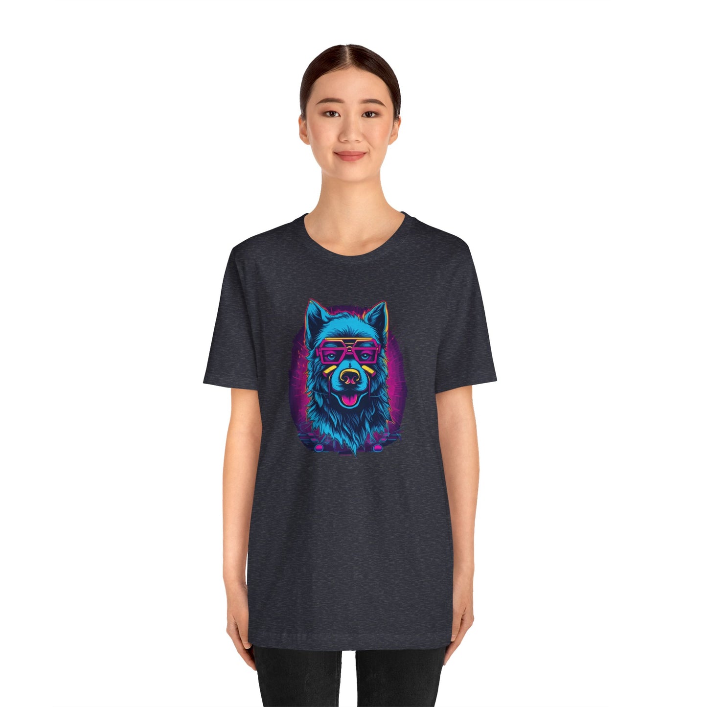 Wisdom in the Cosmos: Celestial Vision of the Cosmic Wolf T-Shirt