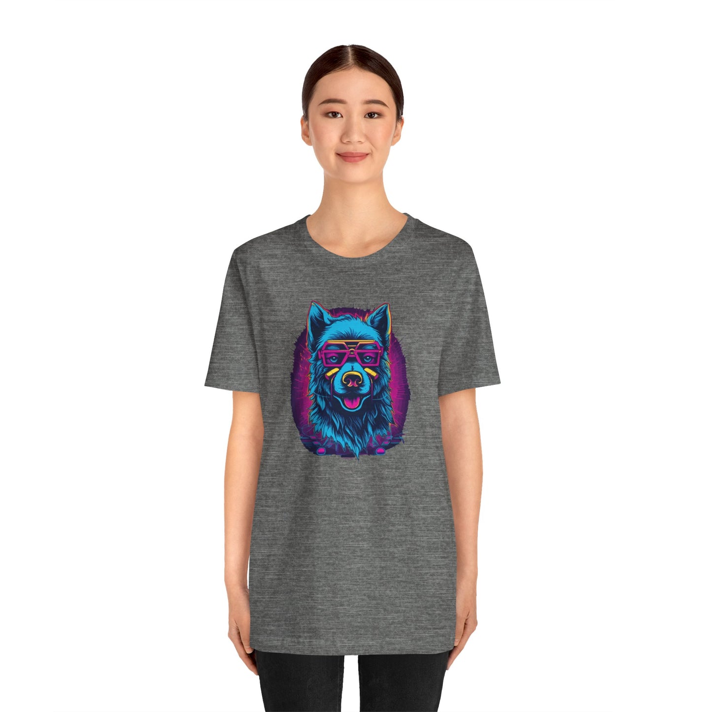 Wisdom in the Cosmos: Celestial Vision of the Cosmic Wolf T-Shirt