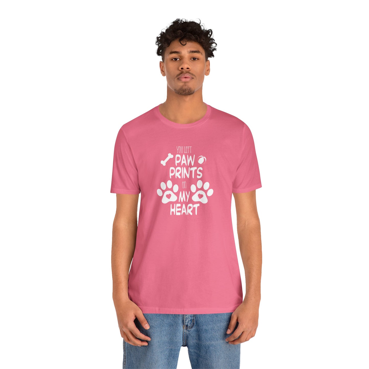 You Left Paw Prints On My Heart T-Shirt