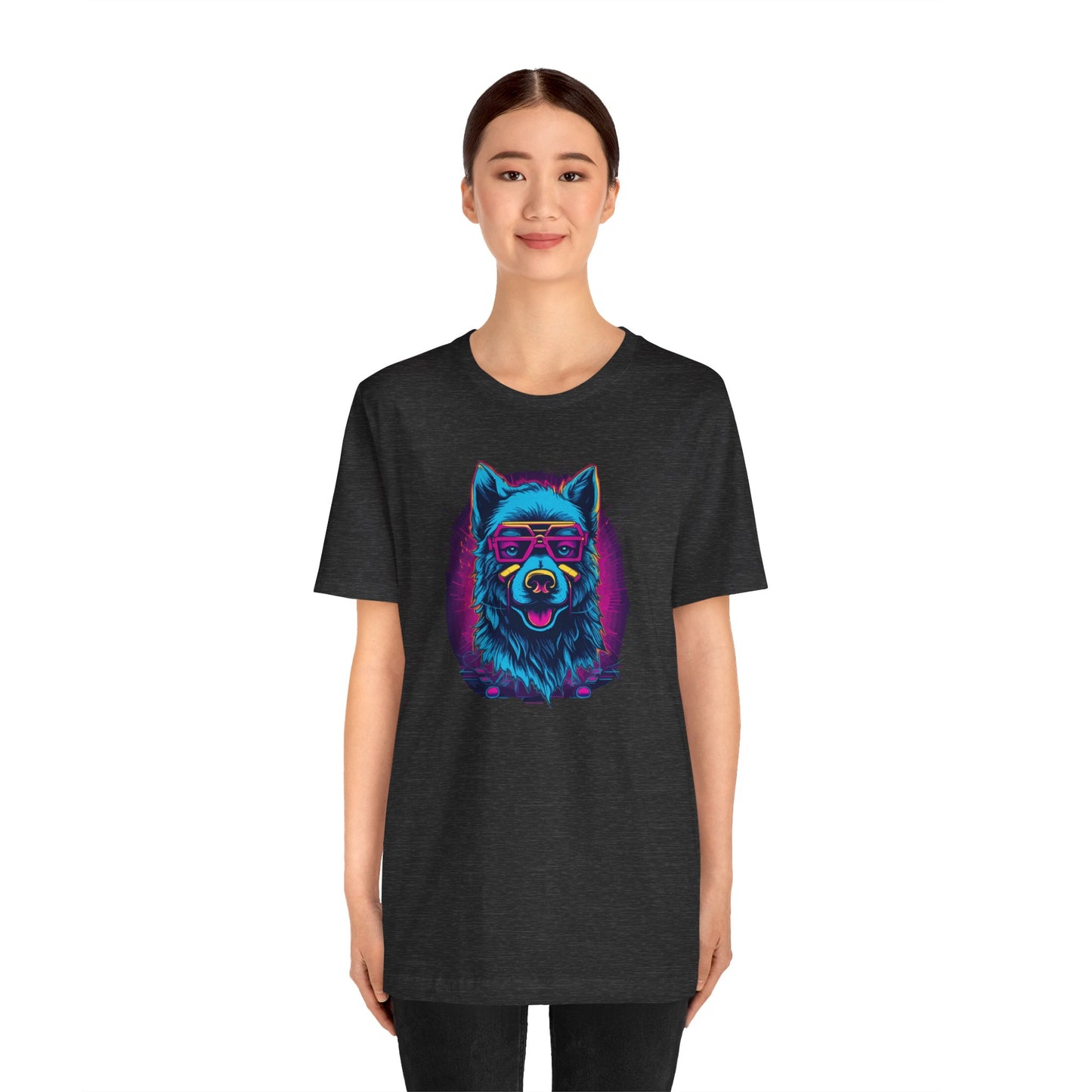 Wisdom in the Cosmos: Celestial Vision of the Cosmic Wolf T-Shirt