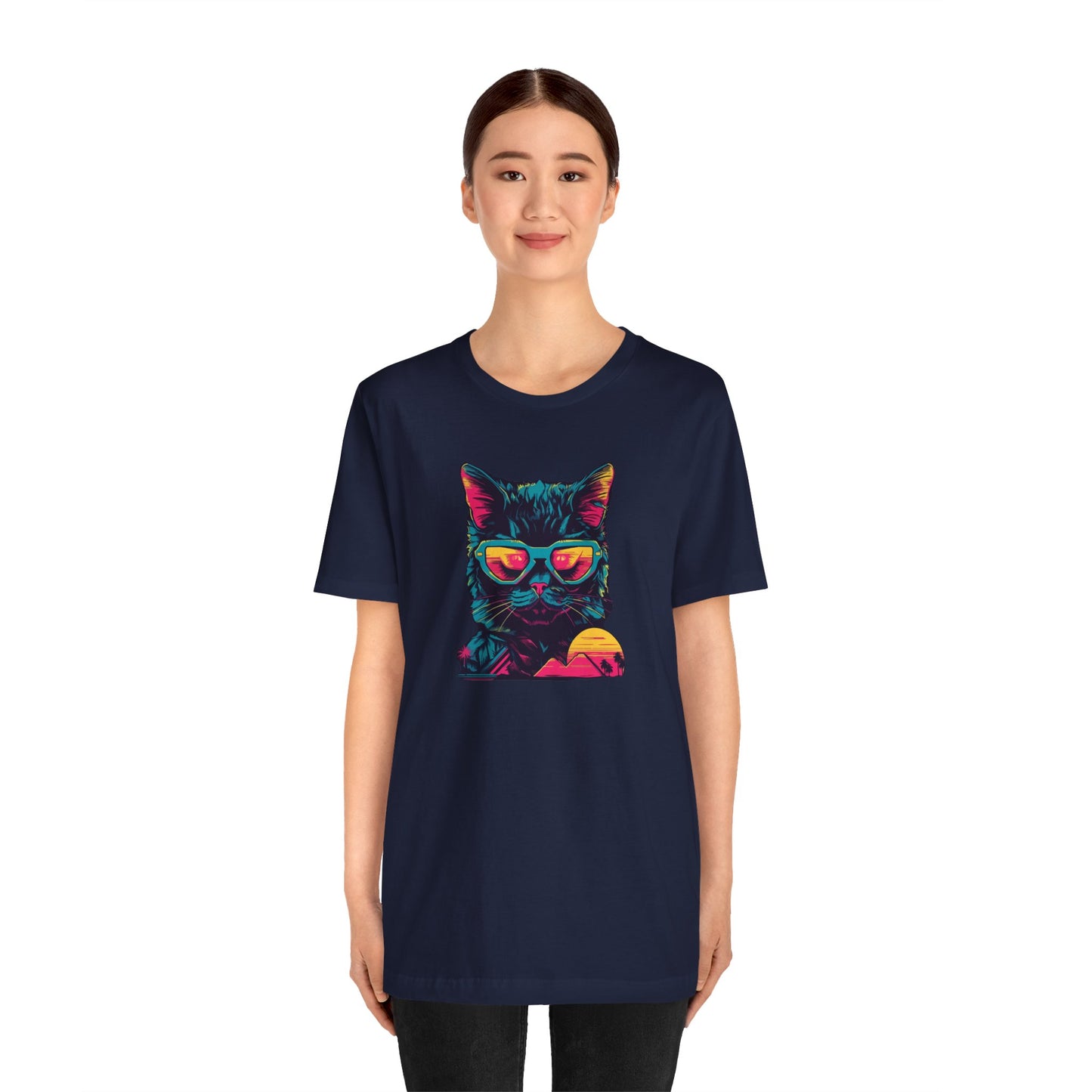 Feline Pharaoh: Shades of Cool in the Desert Sun T-Shirt