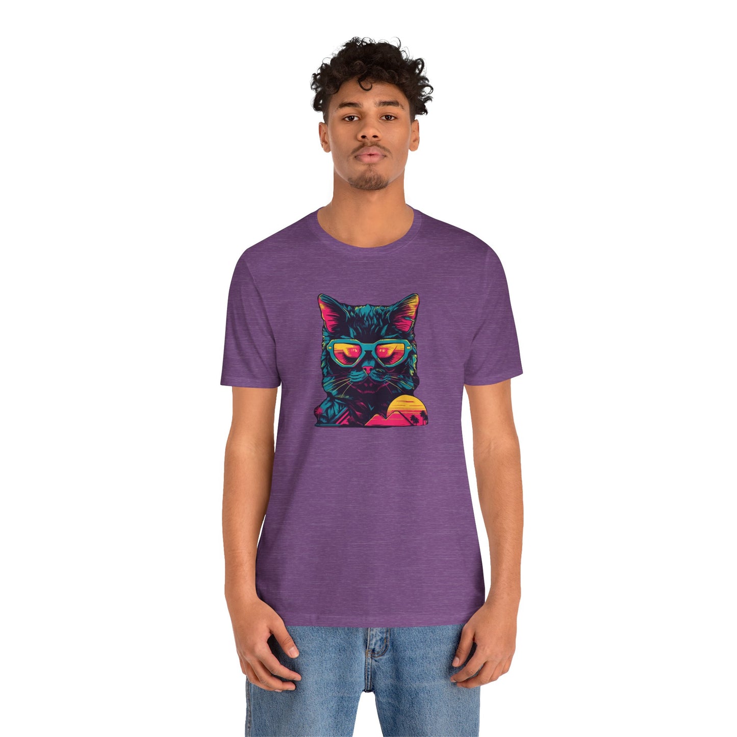 Feline Pharaoh: Shades of Cool in the Desert Sun T-Shirt
