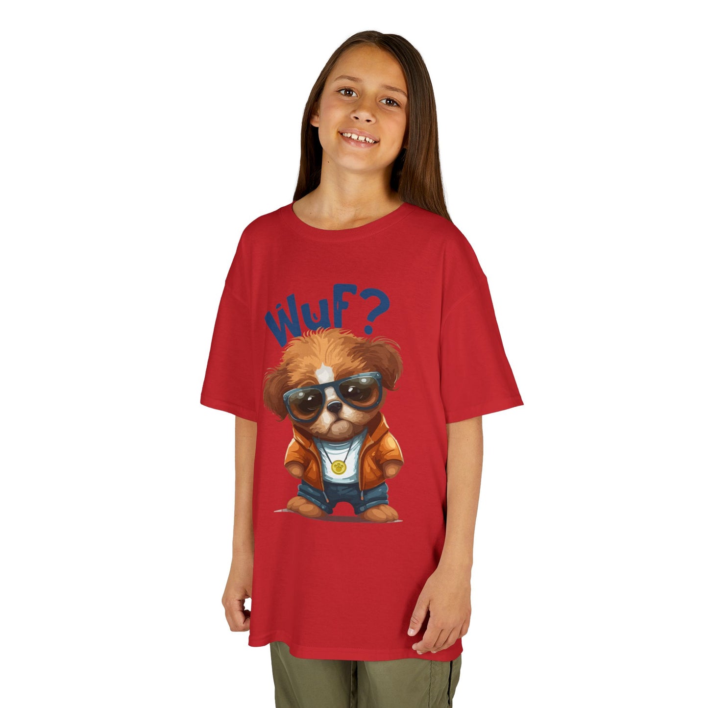 Kids Heavy Cotton™ Tee Wuf?