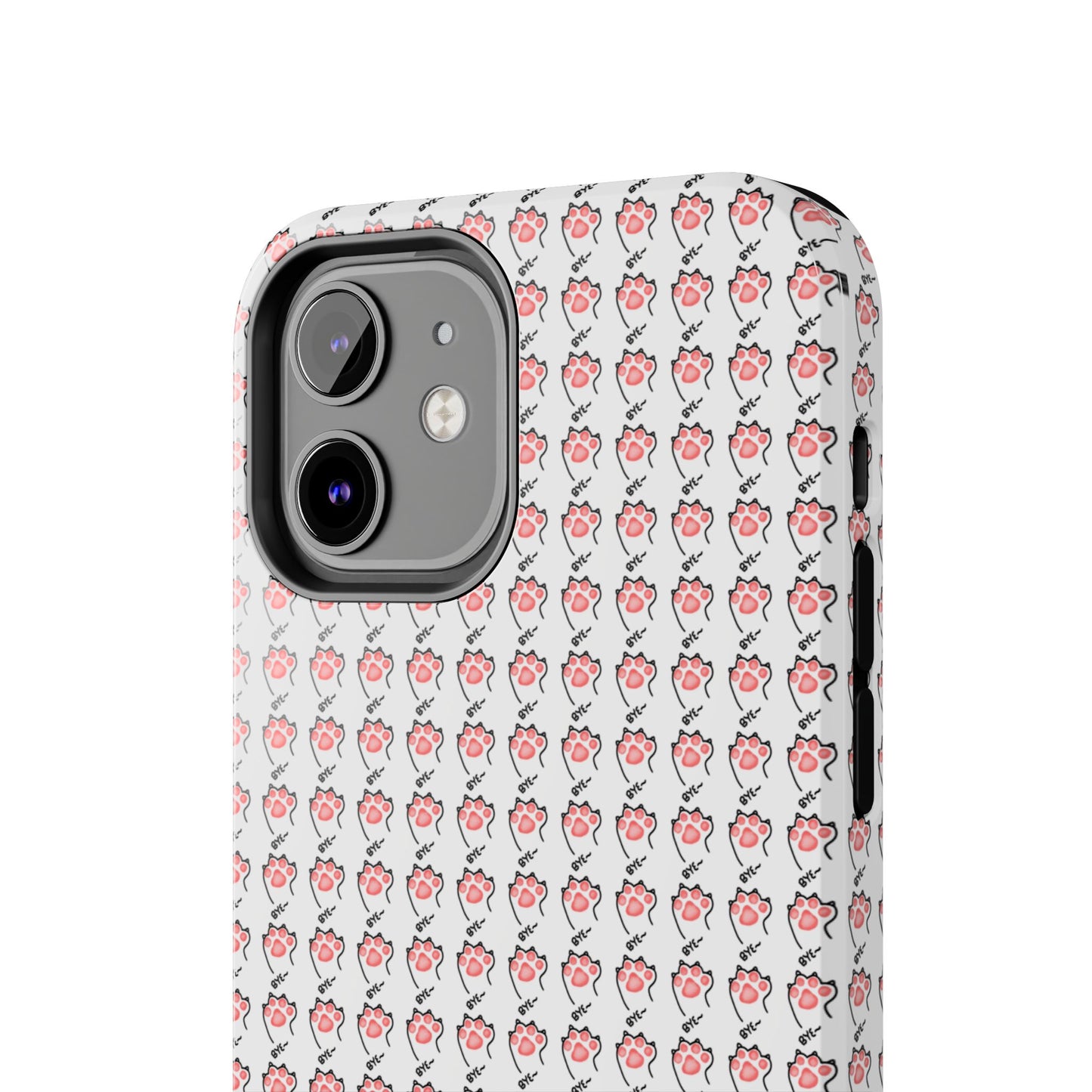 Cute Cat Paw Waving Bye Tough Phone Case